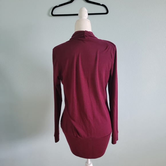 ‼️SOLD‼️Burgundy Cardigan sweater - Picture 3 of 4